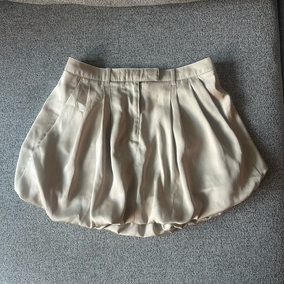 NWOT GapStudio Beige Bubble Mini Skort - Picture 5 of 9